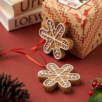 Heiheiup božićni ukrasi božićne ukrase za ukrašavanje minijature viseći ukrasi za ukrašavanje božićnog