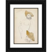 William Simpson Black Ornate Willom Umrio Double Matted Museum Art Print Naslijed: Mahratta Pupree,