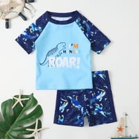 Popvcly Toddler Baby Boys kupaći kupaći kupaći odijelo postavljeno dvobojne koprive kratkih rukava i