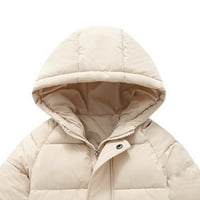 B91XZ kaput za dječje dječake Djevojke Zimski čvrsti kaput Vjetrootporna odjeća Mediun Dužina topla