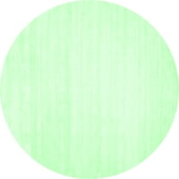 Ahgly Company u zatvorenom okruglom krute smaragdno zelene moderne prostirke, 4 '