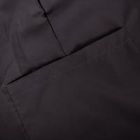 TOQOT teretne hlače Žene- Ležerne sa džepovima Elastična struka Vintage Plus veličine Hlače Sive veličine