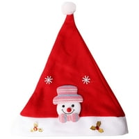 Stalna odjeća crvena santa šešica božićni rogovi crtani rogovi Santa claus snjegović šešir sretan božićni