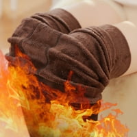 Ženske hlače Dressy Ležerne prilike tople zimske uže debele baršunaste vunene kašmire Hlače gamaše gamaše