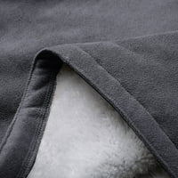 MLQIDK Zimske tople Sherpe obložene kapute Jakne za žene plus veličine kapuljača PARKA FAU SUEDE LONGA