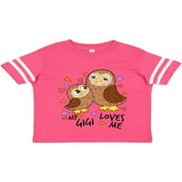 Inktastic My Gigi voli me-slatka Owl Porodični poklon mali dečko ili majica Toddler