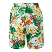 Hlače za ženske kratke kratke hlače sa visokim strukom Ljeto udobno plaže kratke hlače elastični struk