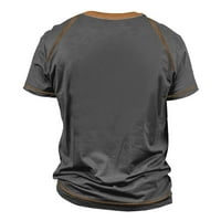 Tking modne muške majice Raglan majica retro kratkih rukava okrugli vrat slova tiskanje majice za muškarce