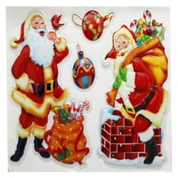 Božićni odabir Santa i ukrasi podigli su naljepnice