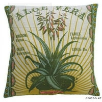 Koko Koko Kompanija Botanica Jastuk - Posteljina - Aloe Vera Print - 20x20