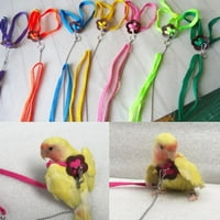 PARROT BIRD LEESH Otvoreni podesivi kabelski obuci užad za ptice pričvršćivanje nasumične boje