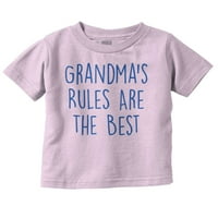 Bake pravila Najbolje slatko grandcchild toddler Boy Girl majica za dječaka Toddler Brisco marke 12m