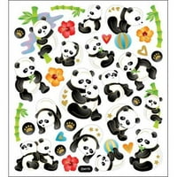 Višebojni naljepnice-Pandas