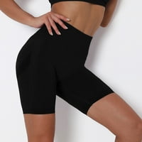 NSENDM Ženske kratke hlače za ljetne ženske ljetne kratke hlače Ruffle elastične strugove povremene