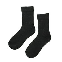Čarape za žene Žene Čvrsto boje 30% vunene čarape u zimi zadebljane tople debele ručnike navoja čarape