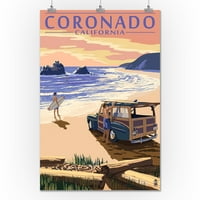Coronado, Kalifornija, Woody na plaži