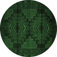 Ahgly Company u zatvorenom okrugu Perzijske smaragdne zelene tradicionalne prostirke, 5 '