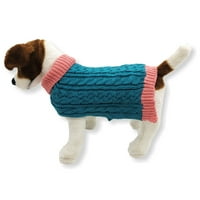 Džemper sa psom Zimska topla odjeća Puppy Cat Mala velikog ljubičasta Pletena pletena zimska topla odjeća