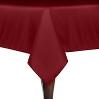 Ultimate tekstilni pravokutnik stolnjak - za vjenčanje, restoran ili banketnu upotrebu, praznični crveni