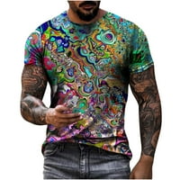 Buigttklop Nema granica Muška majica Clearence Plus Veličina Uniznoj dnevnoj majici 3D Ispis Grafički
