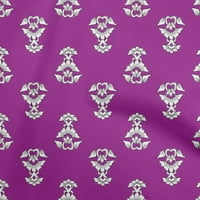 Onuoone Georgette viskoza ljubičasta tkanina Blok DIY odjeća za quilting tkaninu Tkanina od dvorišta