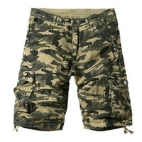 Jsaierl plus veličina Teretne kratke hlače za muškarce Casual Camo na otvorenom Pocket plaža Radna pantalona