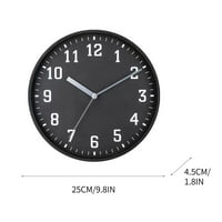 Hesxuno Mute zidni sat kreativni modni dnevni boravak Trodimenzionalni digitalni sat plastični sat
