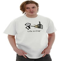 Život je sranje muške majice T majice TESA TSHIRT Život je sranje, električni boity handyman