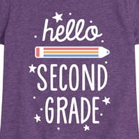 Instant poruka - Pozdrav Drugi razred - Grafička majica malih majica za mališane i mlade
