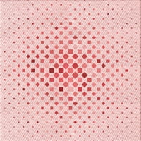 AHGLY COMPANY TRGOVINSKI TRGOVINSKI TRGOVCI Pastel Crveni ružičasti ružičasti prostirke, 6 'kvadrat