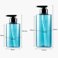 Jiaroswwei 300ml 500ml raspršivač šampona prazan višestruki pp pumpa Press sapuna za raspršivača sapuna