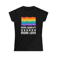 Više jednakosti Više Lovet Majice LGBTQ gay lezbijske LGBT žene