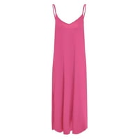 Easery haljine za žene ispisane nove modne ljetne haljine za žene ženske haljine casual ružičaste 3x-velike