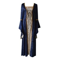 Haljina Ženska Vintage Celtic Podna dužina renesansne gotičke haljine padaju haljine za žene