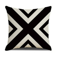 CHAOLEI crno bijeli ukrasni jastuk za bacanje za kauč za dnevni boravak dizajn uzorak pijesak jastuk