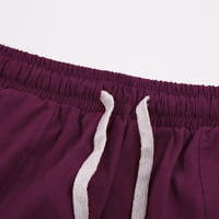 Hlače za muškarce rade casual slim fit elastične struine pantalone od pamučne pamučne pantalone sa dvostrukim
