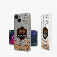 Houston Dynamo FC iPhone Confetti Design Clear futrola