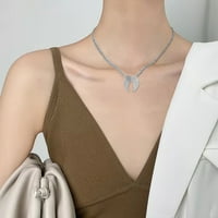 Rođendanski pokloni za žene za žene Dame predstavljaju ogrlice Angel Clavicle Privjesak lančani krilo poklon nakit ogrlice Privjesci