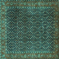 Ahgly Company Zatvoreni pravokutnik Perzijske tirkizne plave tradicionalne prostirke, 3 '5'