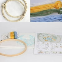 Prodaja čišćenja Božićne DIY vezenje vrpce Pokretnici sa veznim šivenim kompletom za šivanje Cross-Stitch