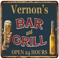 Vernonov zeleni bar i roštilj metalni znak 108120044663