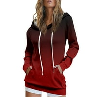 Exclusive Online ponuda Himaway Atletic Hoodie ženski povremeni modni ispisani pulover dukseri s dugim