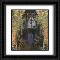 Claude Monet matted crnarna ukrašava uokvirena umjetnost, kutak apartmana '