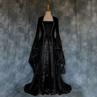 dress drese dsaierl plus veličina za žene Halloween haljine s dugim rukavima elegantne haljine linijske