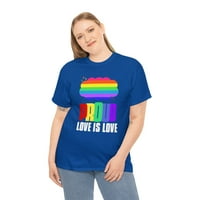 Ponosna LGBT majica Love je ljubavna majica Rainbow Flag Gay lezbijske majice za žene plus veličine