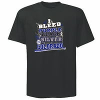 Kolorado bejzbol Krvari Purple, Crna i srebrna - Go Colorado