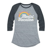 Instant poruka - Mentalni odmor - Ženska grafička majica Raglan