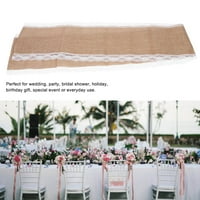 98.4x11.8x pletenje čipke za obrtni plaft, ukras tablice, višekratni za vjenčanje za stolom za večeru