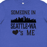 Inktastic Seattle Washington Neko me voli majicu omladine skyline