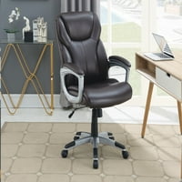 Službena kancelarijska stolica smeđe boje za glavu za glavu u boji podesiva Visina Izvršna stolica za